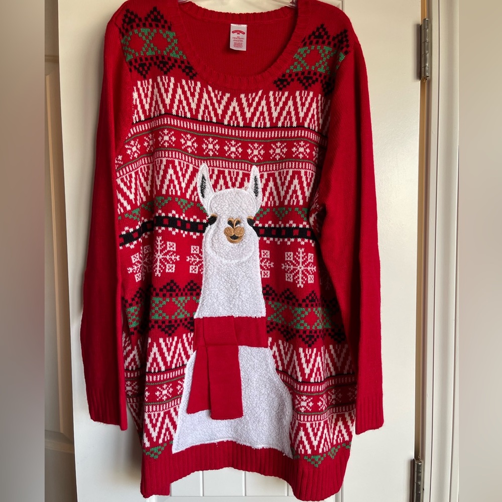 Llama sweater